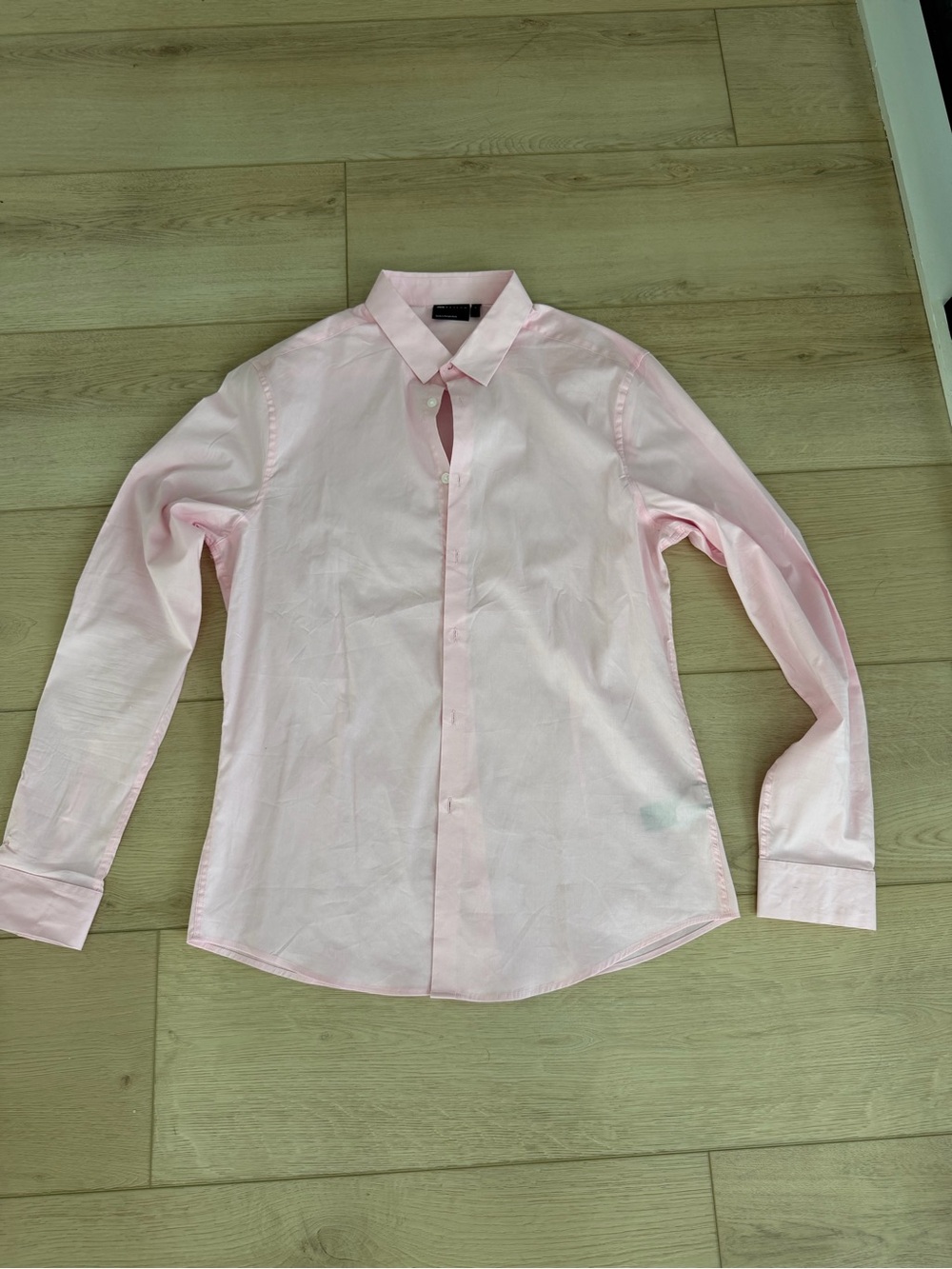 Men’s ASOS Design Pink Dress Shirt XL
